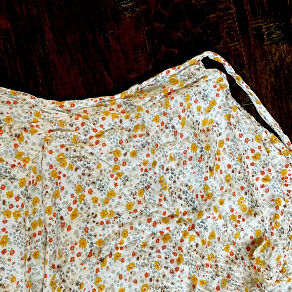 Mini wrap skirt